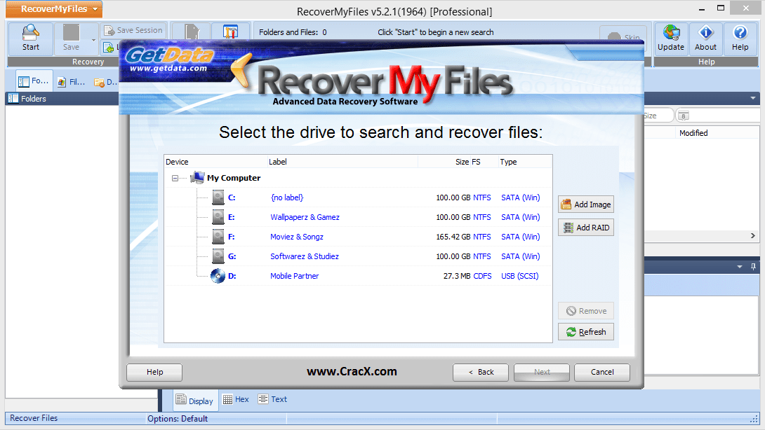 Orion file recovery software